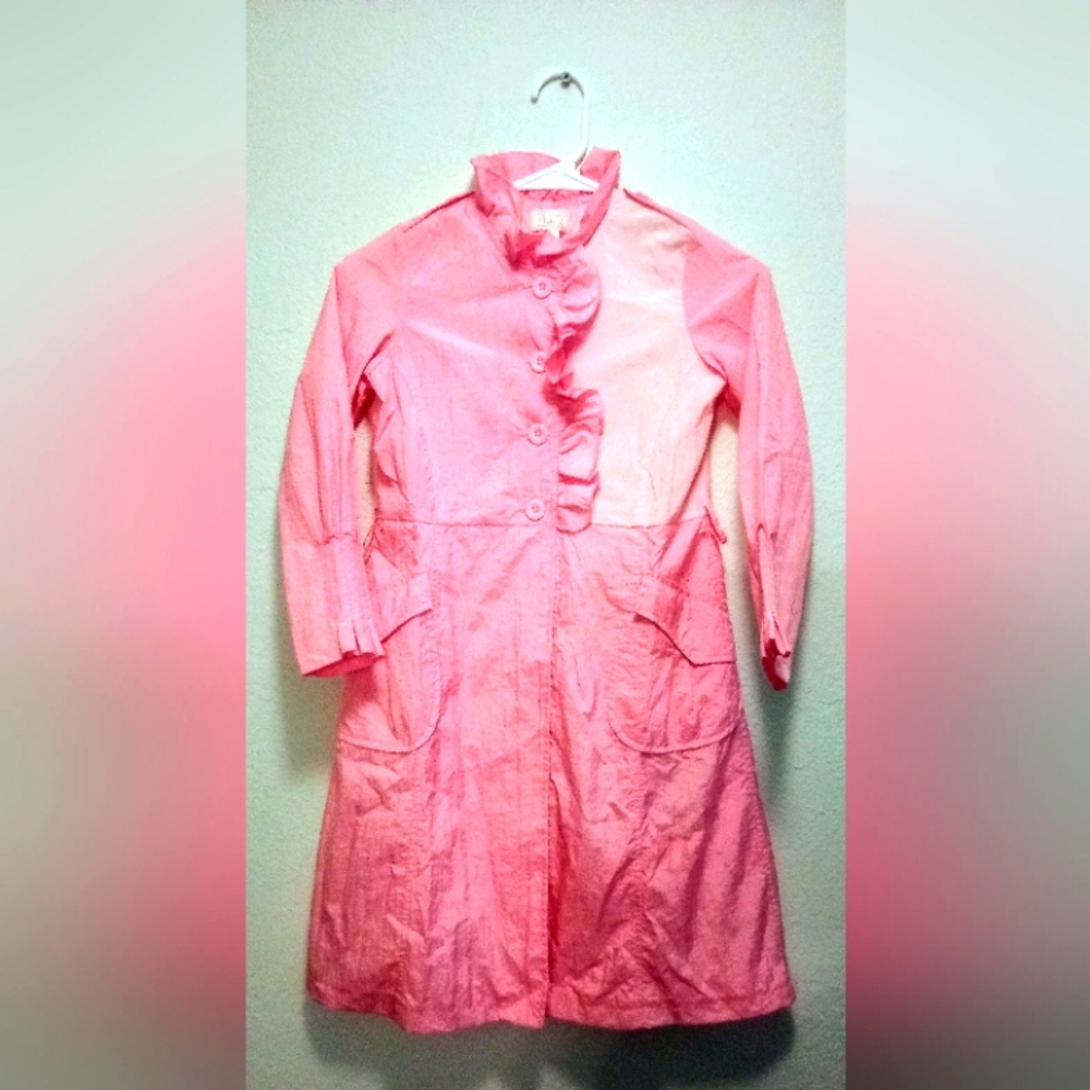 The Children's Place Wind/ Rain Pink jacket SZ M 7-8